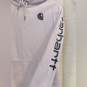 Carhartt hoodie like new relaxed fit women’s L lavender